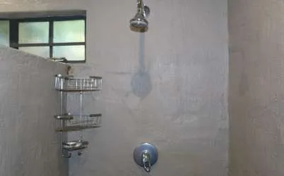 Bathroom with a walk-in shower